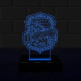 Luminária Led 3D Harry Potter Abajur 4 - Azul