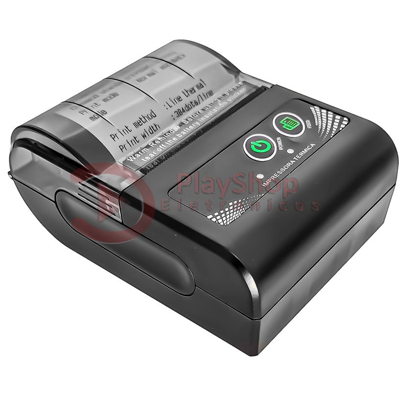 Mini Portátil Impressora Térmica Bluetooth Windows/android Pedido 58mm Sem Fio Usb - imagem 4