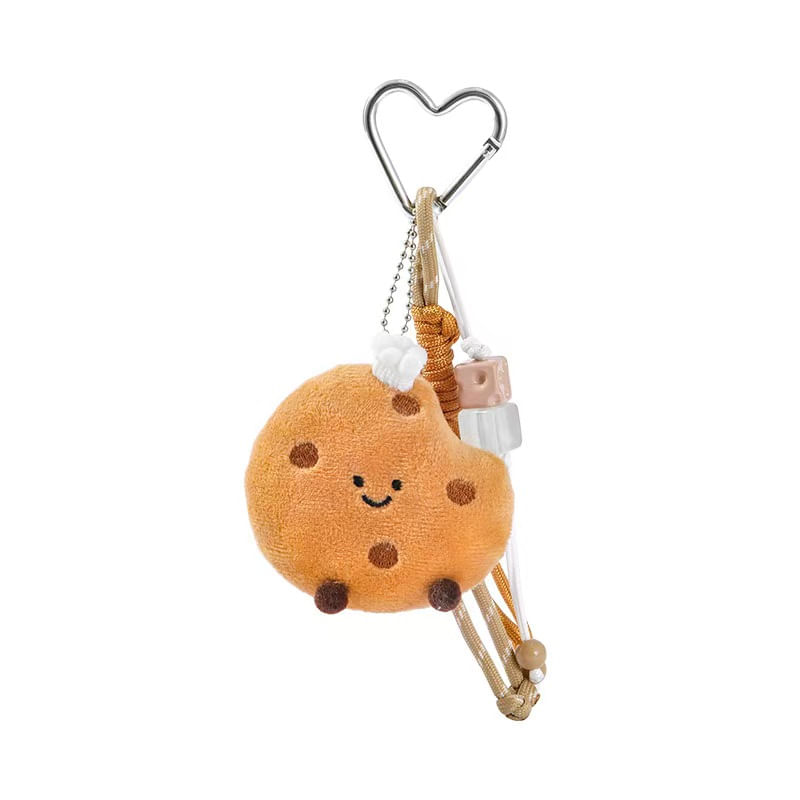 Chaveiro Cookie Plush — Fun Bag &amp; Key Charm Da Zomii