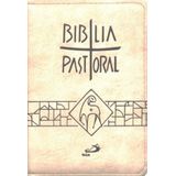Nova Biblia Pastoral Media Ziper Creme