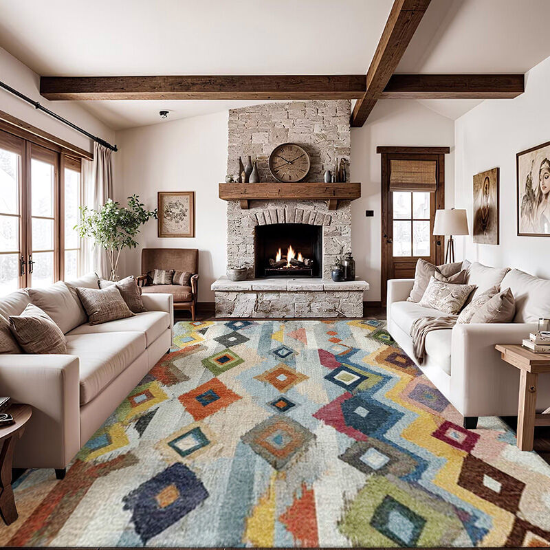 Tapete De Chão De 60* 300 Cm, Veludo, Cobertor De Sofá Doméstico, Quarto, Nórdico, Retrô