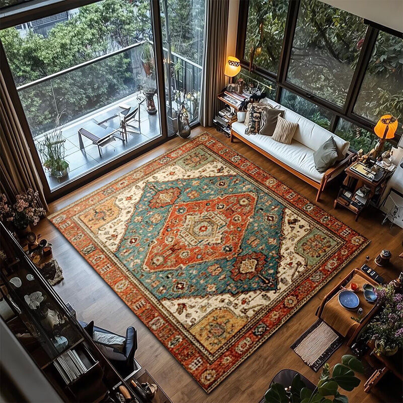 Tapete De Chão De 60* 270 Cm, Veludo, Sofá Doméstico, Cobertor, Quarto, Nórdico, Retrô