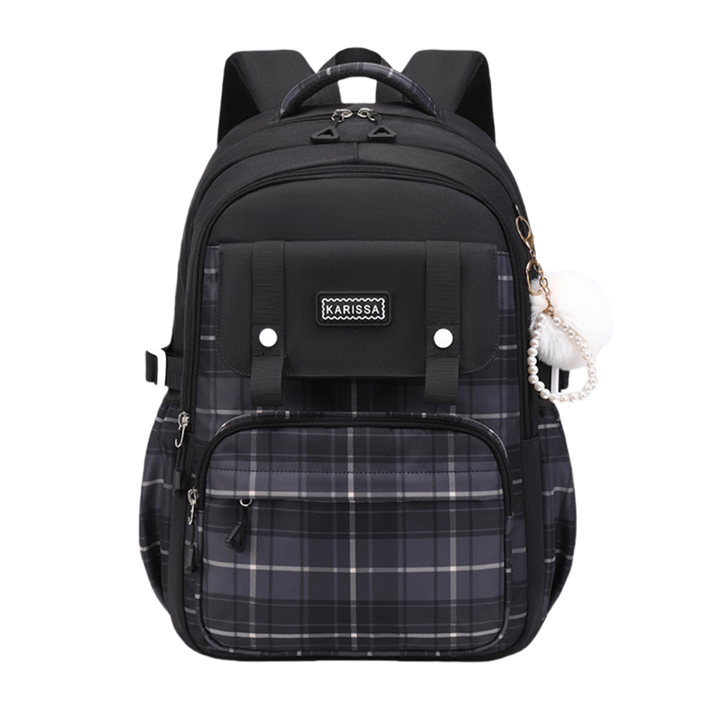 Mochila Escolar Tyhotuly Cute For Girls Impermeável Preta