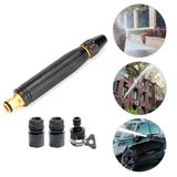 Bico Alta Pressão Mangueira Jato Regulável Conector Potente