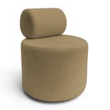 Poltrona Tokyo Boucle Com Design Exclusivo - 7 Decor Cappuccino