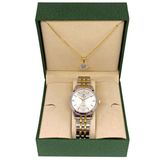 Relógio Feminino Tuguir Analógico 9182b Prata E Dourado