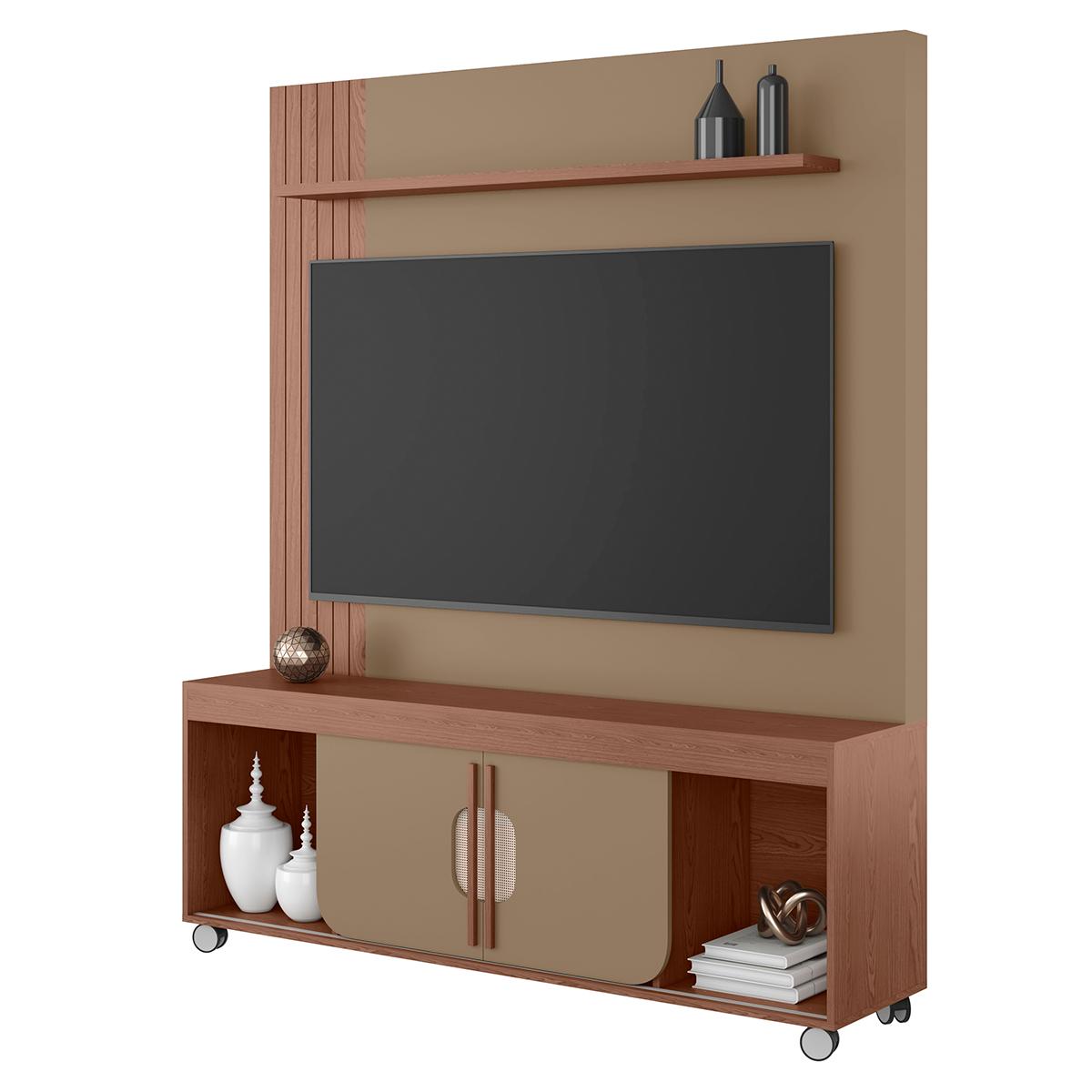 Home Estante Rack Maragogi Para Tv Até 65 Polegadas Freijo/fendi