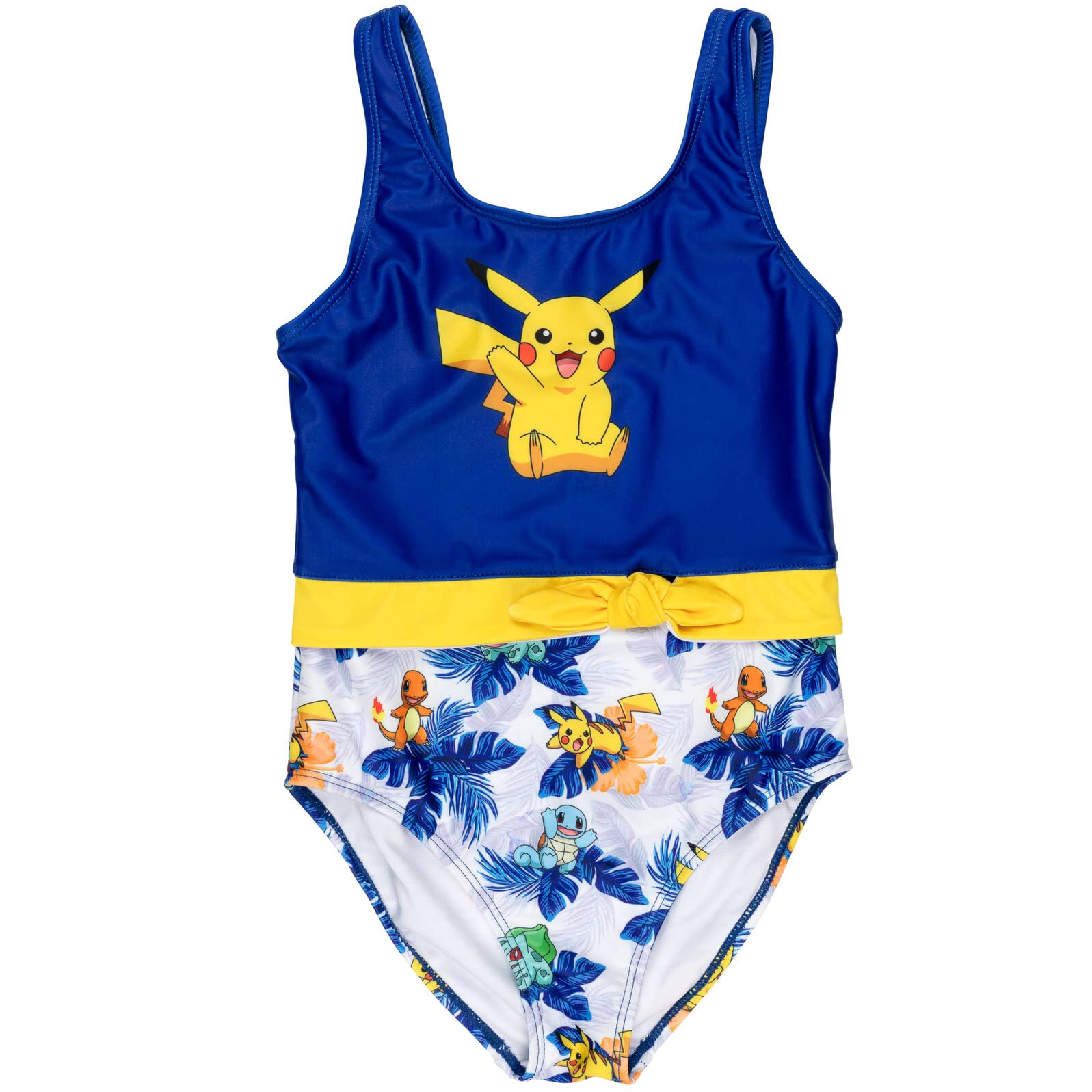 Roupa De Banho Pokémon Pikachu Big Girls Azul 10-12 Anos