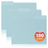 Pastas De Arquivos Fwipiyo 8.5x11 Manila 100 Pacotes Tamanho Carta