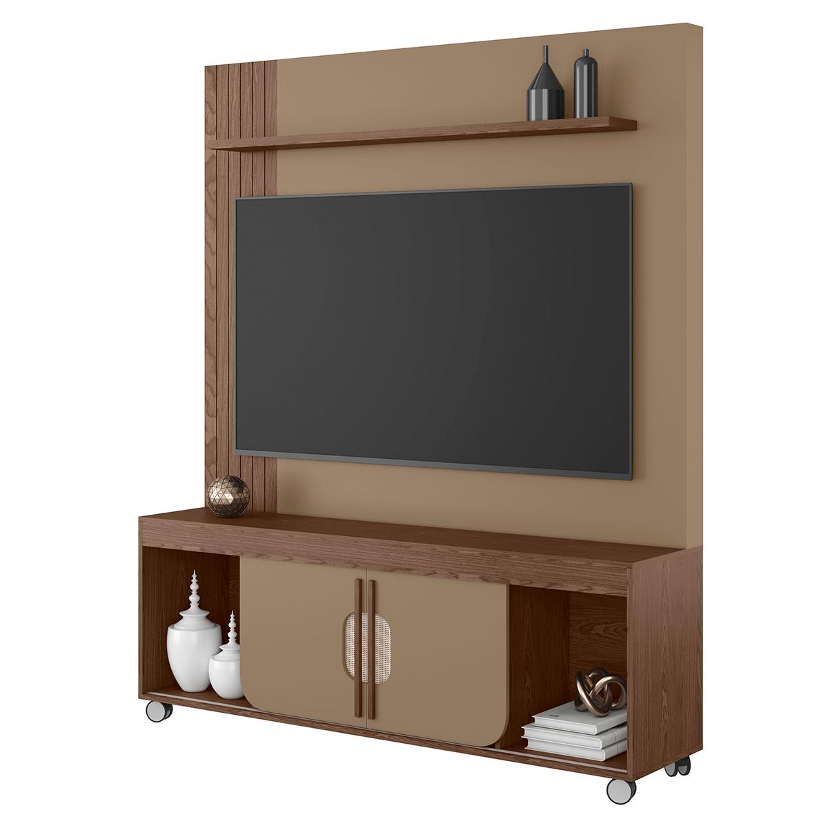 Home Estante Rack Maragogi Para Tv Até 65 Polegadas Carvalho/fendi