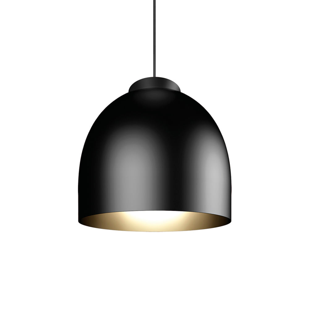Lustre Pendente Blumenau Blum E27 Bivolt Preto