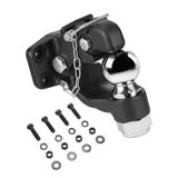 Pintle Hook Vevor 20000 Libras De Capacidade De Reboque Com Kit De Montagem