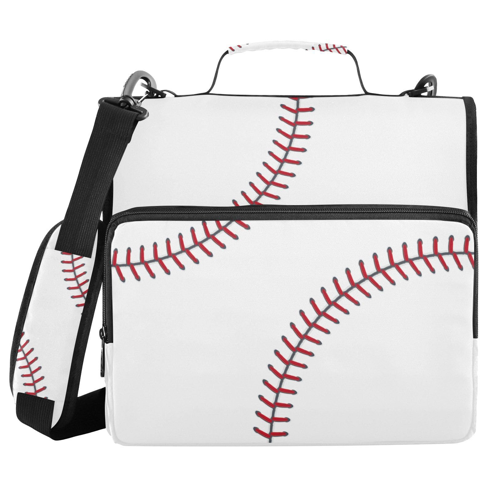 Bolsa Binder Xuwu Ball Lace Baseball 3 Anéis Com Alça E Alça
