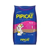 Areia Higiênica Pipicat Antiodor Floral 12 Kg