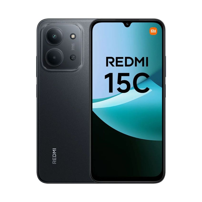 Smartphone Xiaomi Redmi 15c 128gb Preto 4gb Ram Tela 6.71