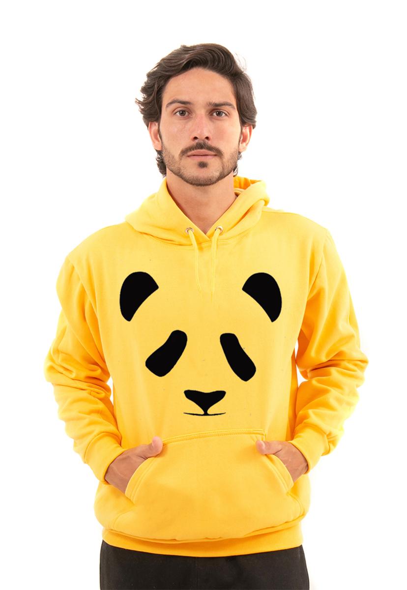 panda moletom com capuz mens