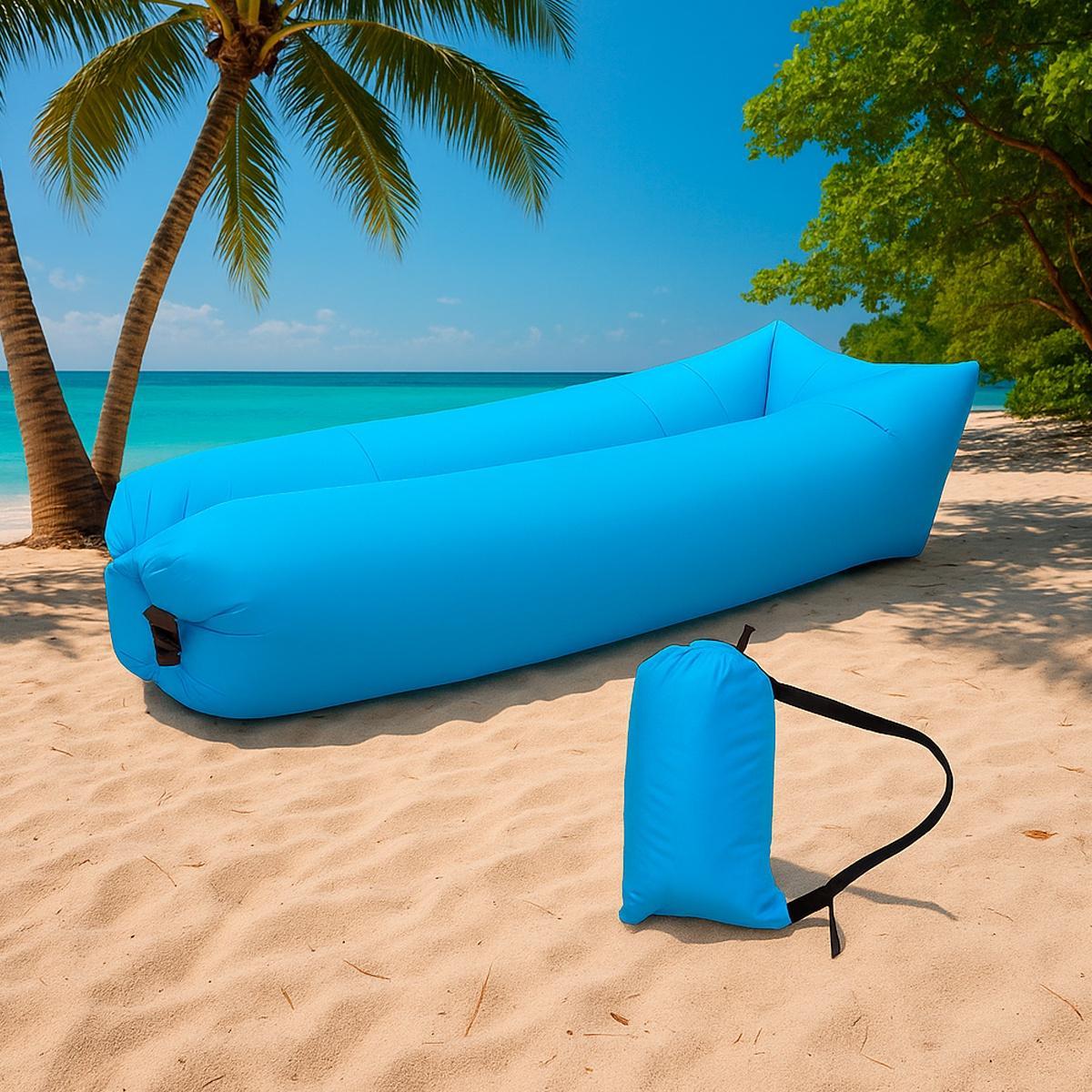 Saco Inflável Puff De Ar Ideal Para Praia E Viagem - Carrefour