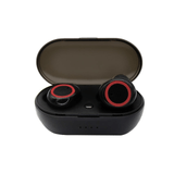 Fone De Ouvido In-ear Bluetooth Sem Fio Y50 Preto E Vermelho