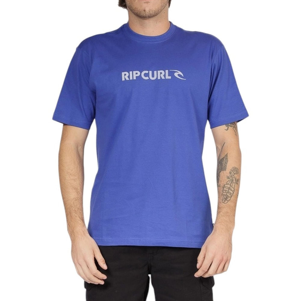 Camiseta Rip Curl New Icon Sphere Electric Cobalt