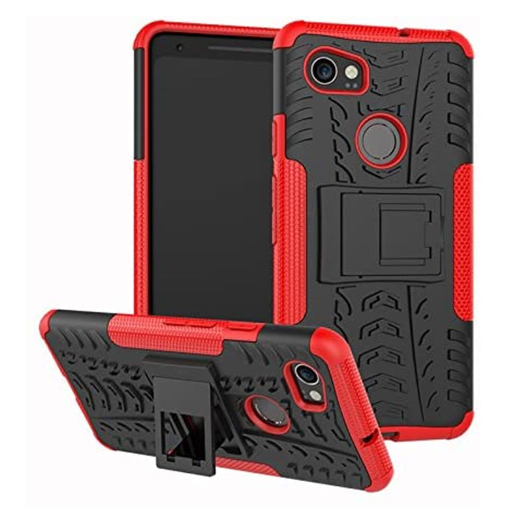 Capa Capinha Hybrid Anti Impacto Google Pixel 2 XL Tela 6.0 - Vermelho