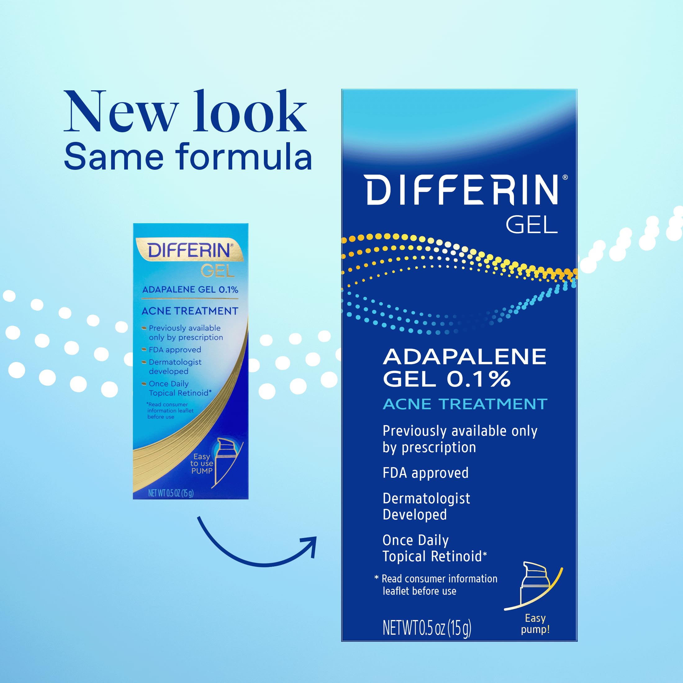 Gel De Tratamento Da Acne Differin 0,1% De Adapaleno 15 G, Fornecimento ...