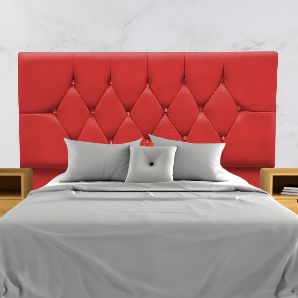 Cabeceira Para Cama Casal Queen 160 Cm Rafaela E Frame Suede