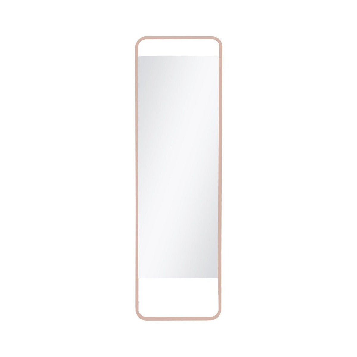 Espelho De Corpo Reto Fit 150x43cm Retangular Moka