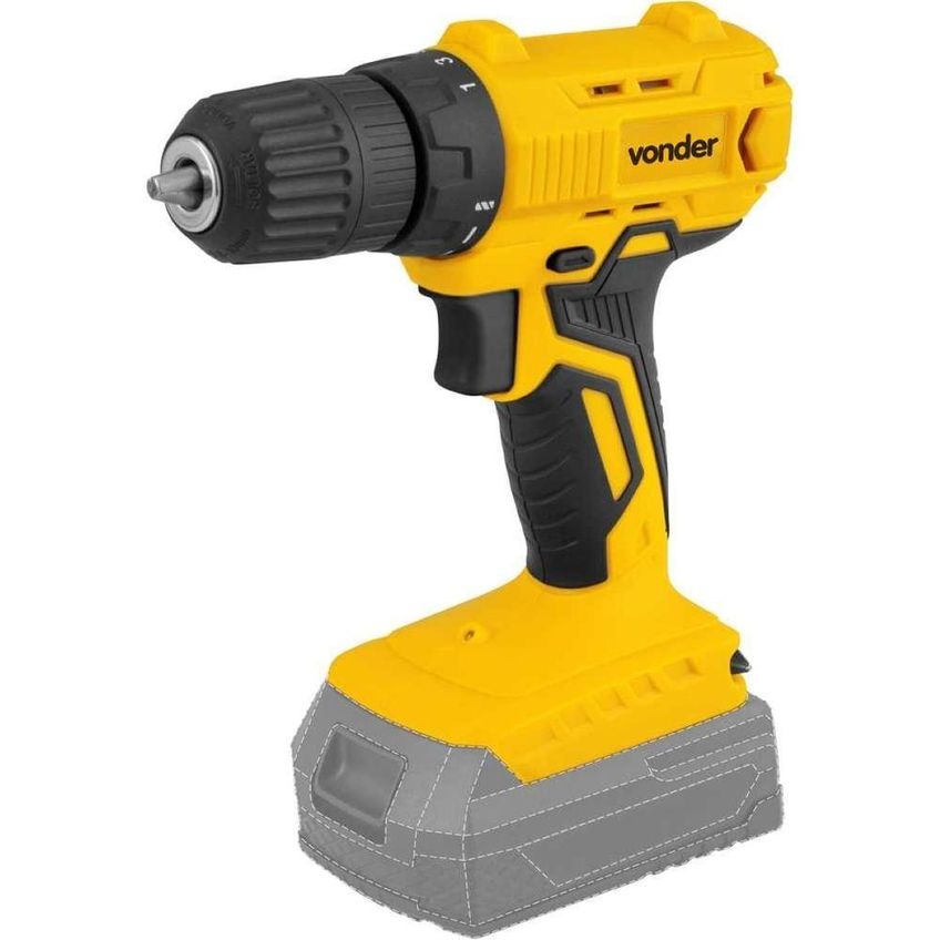 Parafusadeira Furadeira 3-8 18v Sem Bateria Ipfv1851 Vonder - imagem 4