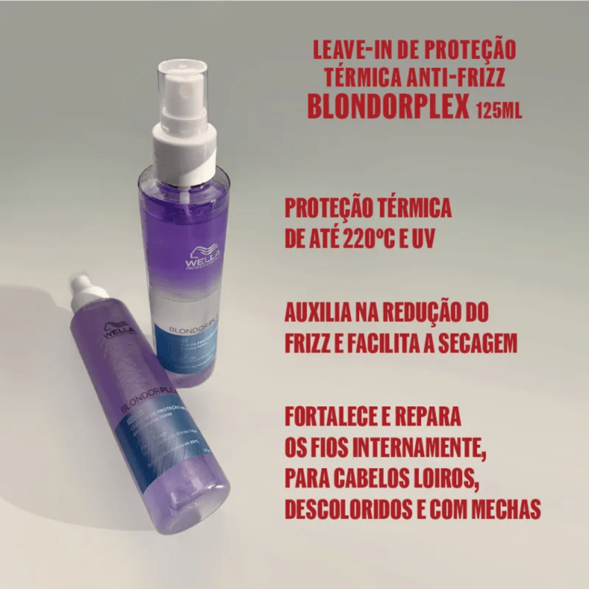 Wella - Professionals Blondorplex - Leave-in Bifásico Antifrizz 145ml - imagem 4
