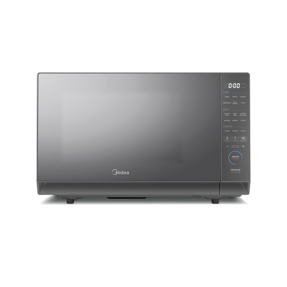 Micro-ondas 35l Prata Porta Espelhada Mastercook Midea Mhp35s1 - 127v
