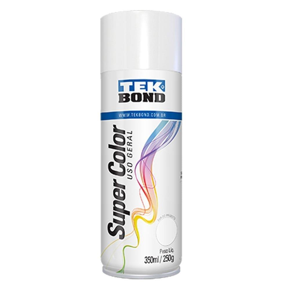 Tinta Spray Tekbond Uso Geral Branco Brilhante 350ml