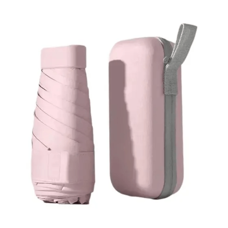 Mini Guarda Chuva Sombrinha De Bolso C/ Estojo