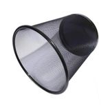 Cesto Lixeira Aramada De Metal 10l Telado Vazado Escritorio Sala Consultorio Decorativo Preto