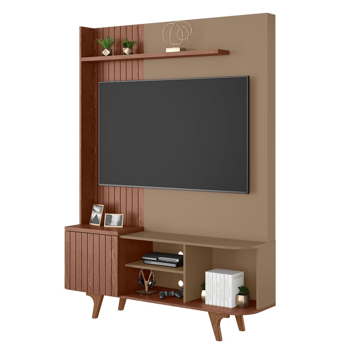 Home Estante Rack Corumbau Para Tv Até 55 Polegadas Fendi/freijo