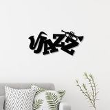 Escultura de Parede em MDF Jazz