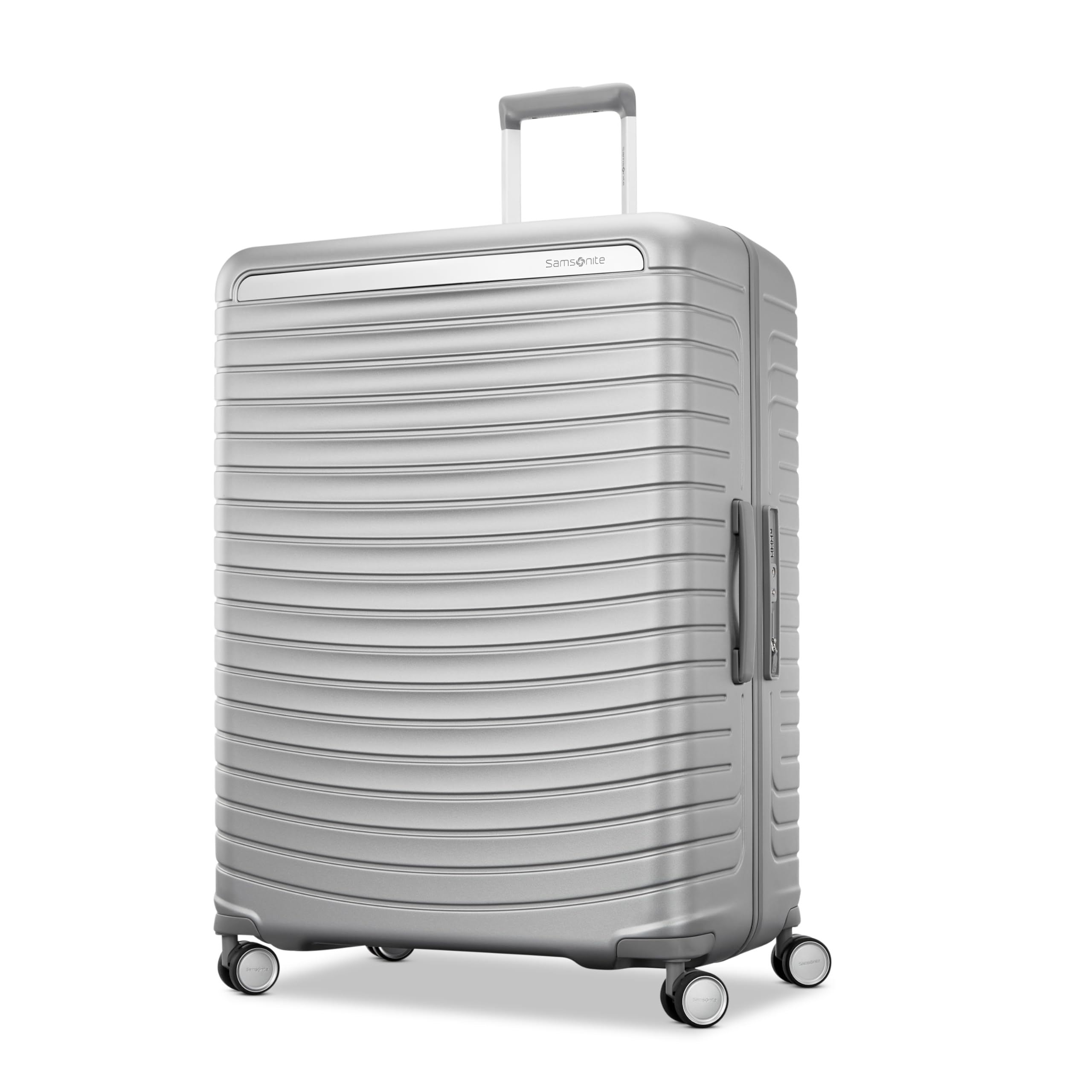 Bagagem Samsonite Framelock Max Hardside Glacial Silver Large