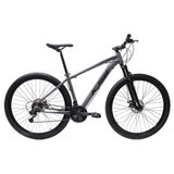 Bicicleta Aro 29 Ksw Bike Alumínio Câmbios Shimano 21 Marchas Grafite Fosco -ad Pto 15