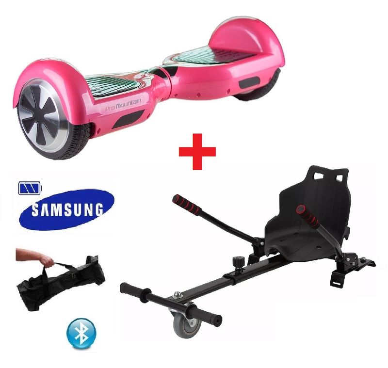 hoverboard carrefour rosa