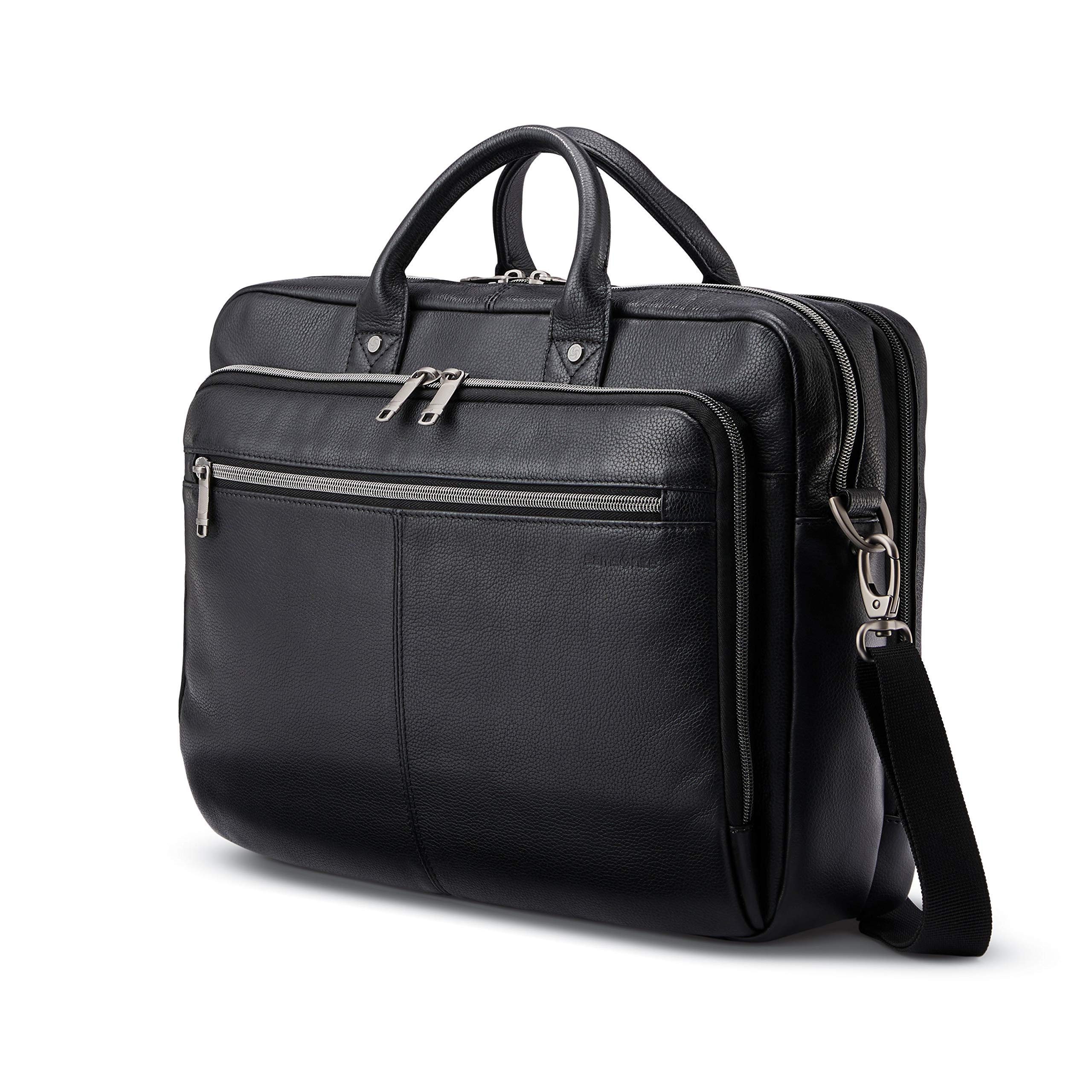 Maleta Samsonite Classic Leather Toploader Preta