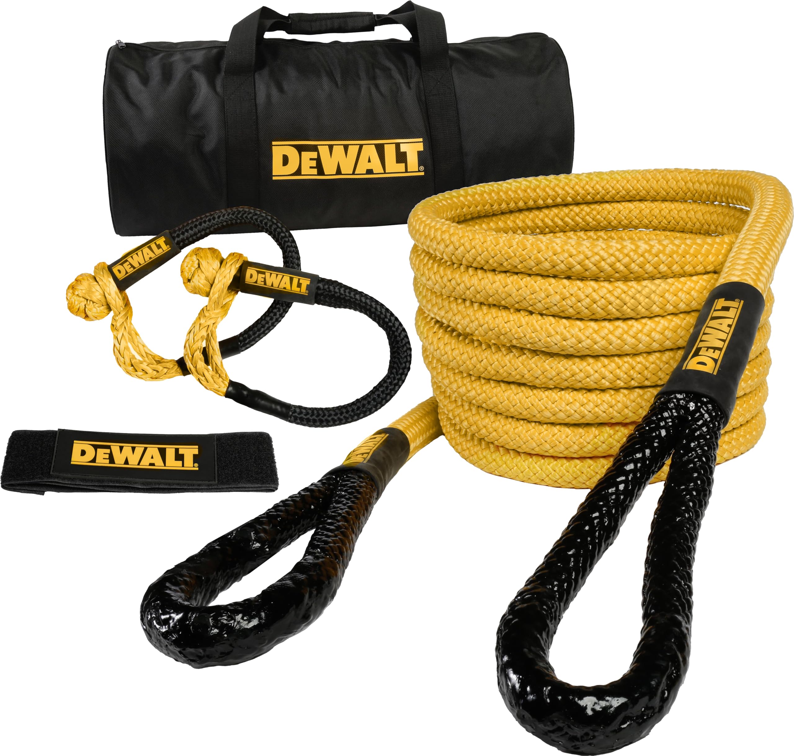 Kit De Recuperação De Cabos De Reboque Cinéticos Dewalt Dxbc90006 8 M 29.300 Libras