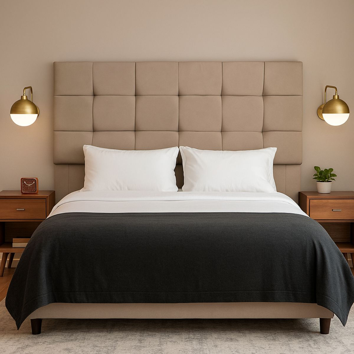 Cabeceira Cama Box Solteiro 90 Cm Malta Em Suede Com Frame