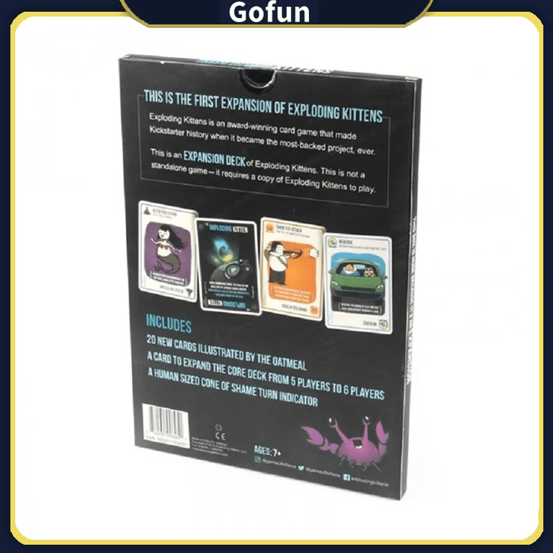 Jogo De Cartas Imploding Kittens Expansion Exploding Kittens - Carrefour