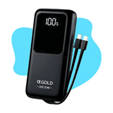 Power Bank Viagem Profissional Preto 22.5w Display Rápido