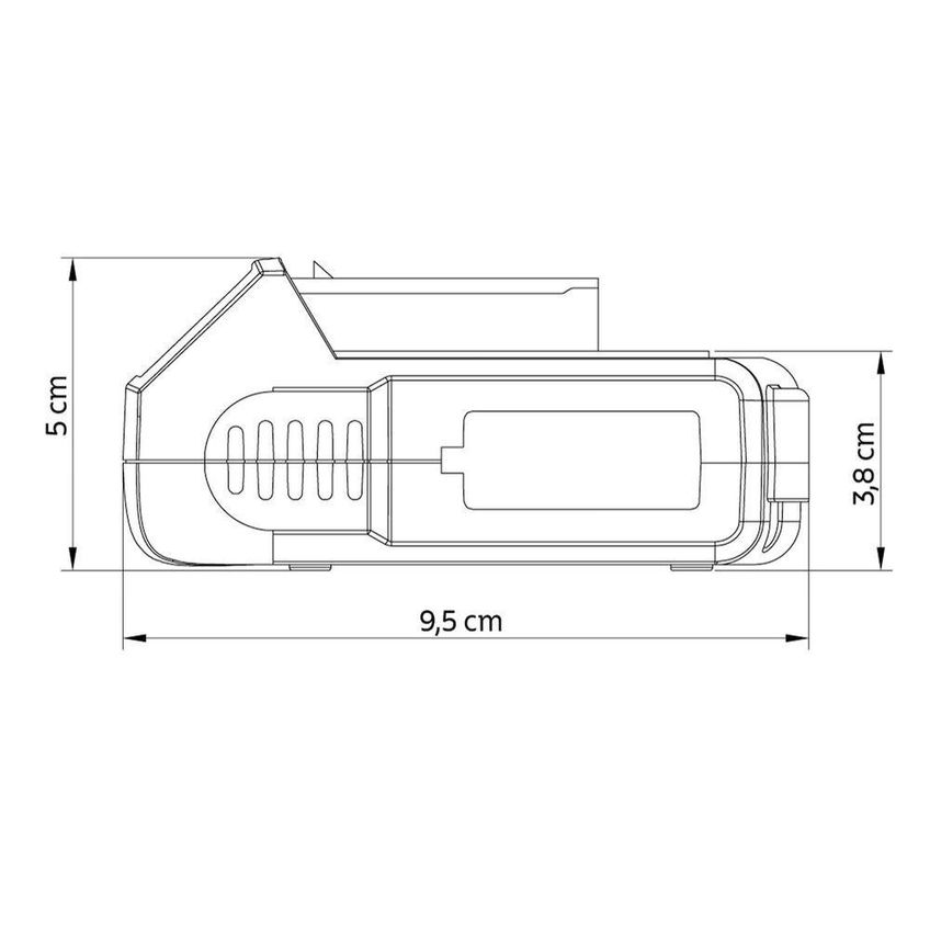 Bateria De Lítio Para Parafusadeira Tramontina - 12v 1300mah - Para 42383001 Tramontina - imagem 2