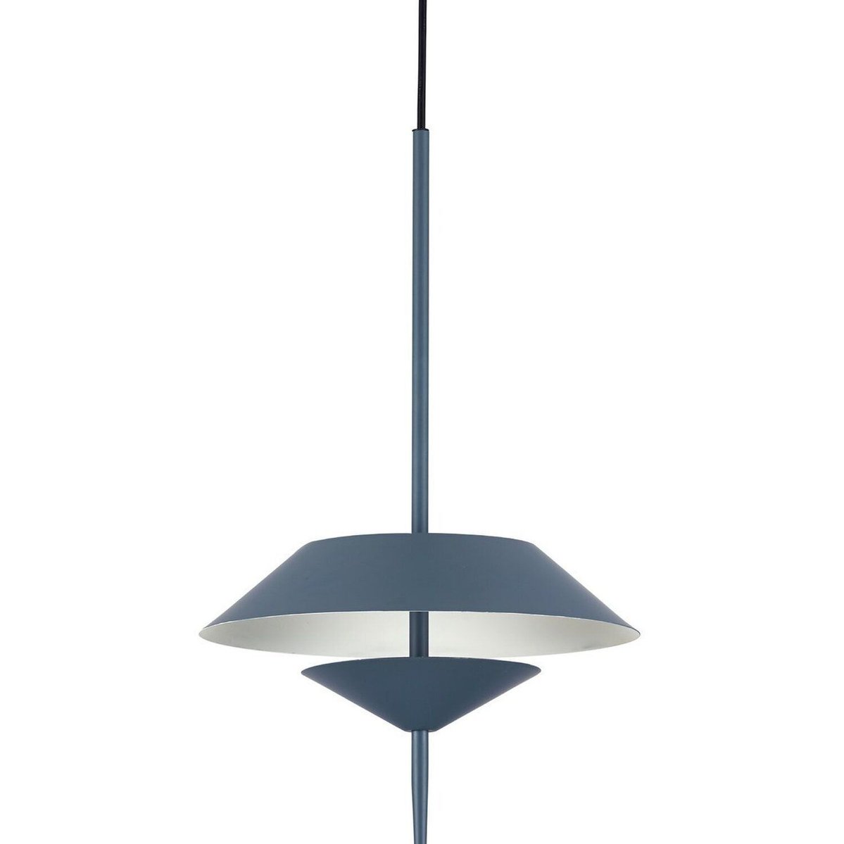 Pendente 1x Led 10w Flugo Bella Iluminação Cinza