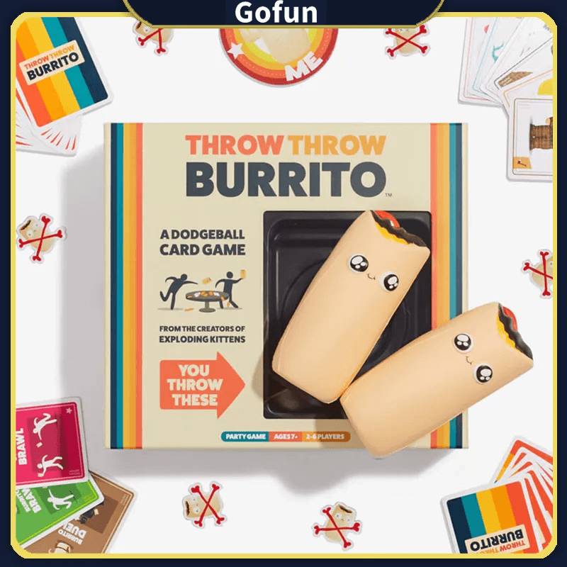 Jogo De Cartas Dodgeball Exploding Kittens Throw Throw Burrito