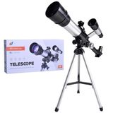 Telescopio Astronomico 60x Completo Refrator Microscopio Terrestre Constelacao Estrelas Luneta Alcance Com Tripe Ajustáv