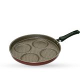 Frigideira 4 Ovos Com Tampa Luxury Vermelho No 26 1,4l Oliveira