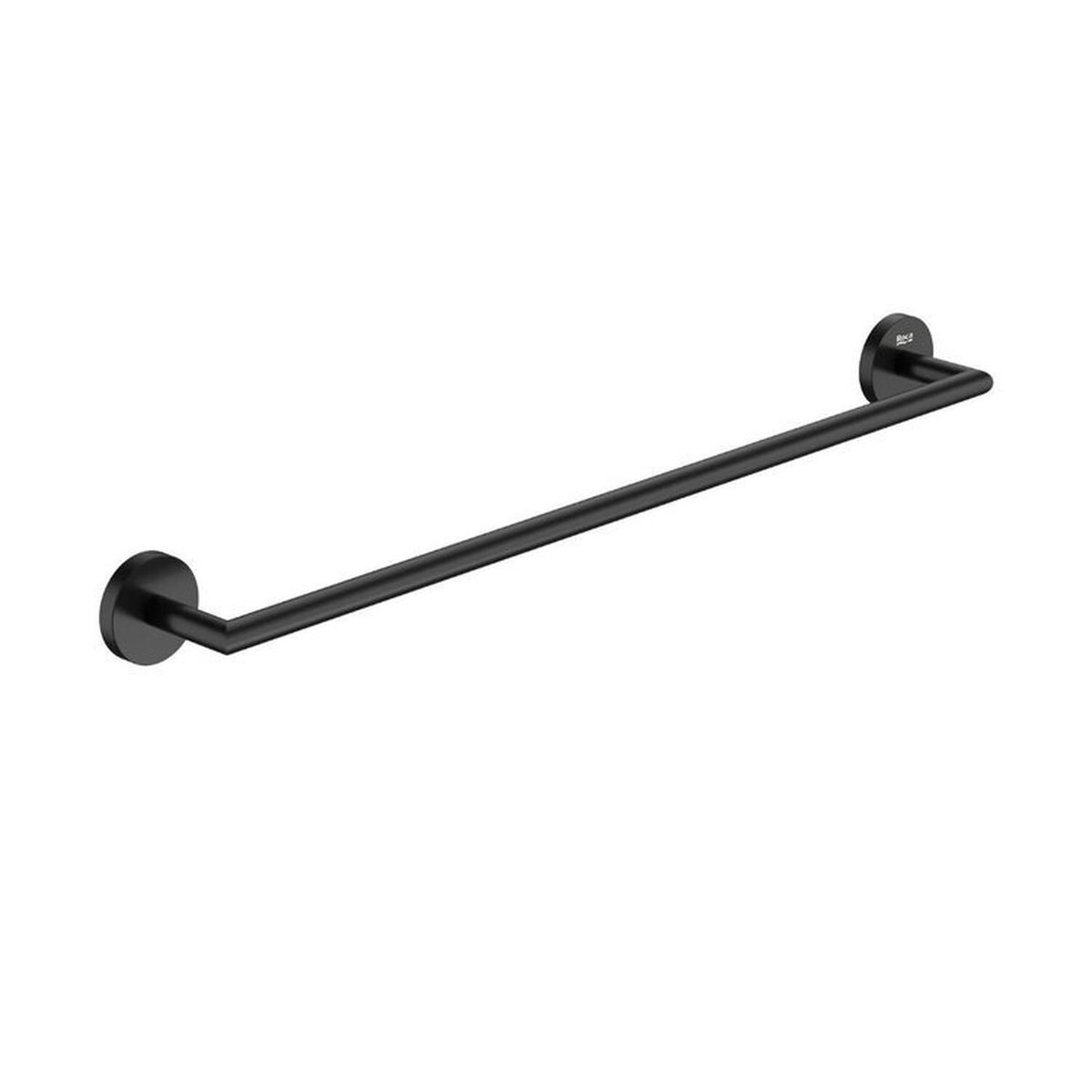 Kit Com 3 Toalheiro De Barra 600mm Hotels Round Matte Black