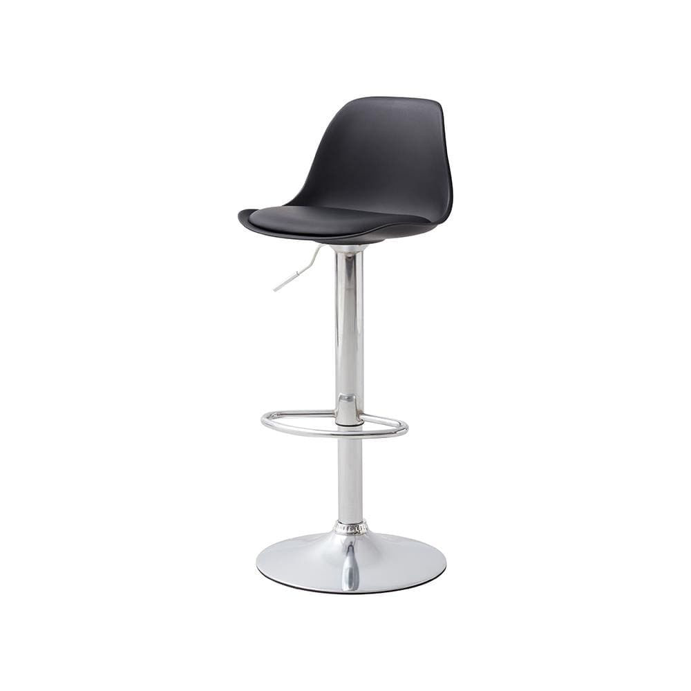 Banqueta Conthey Eiffel Design Eames Assento Pp Base Madeira